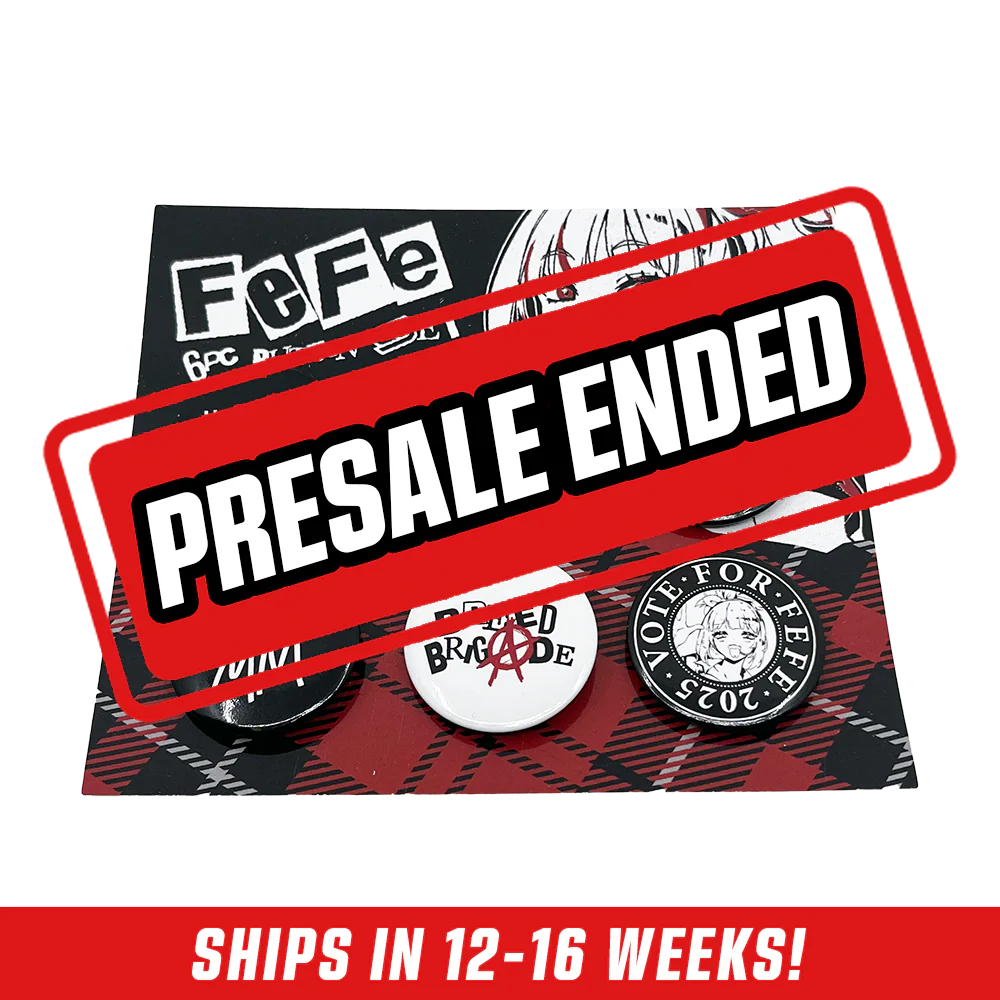 FeFe Button Pin Set