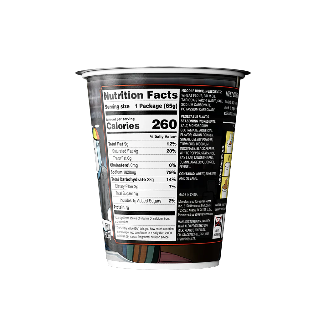 Gamer Soups Instant Noodles - Creator Variety Pack (12 Cup Box) - Image 5