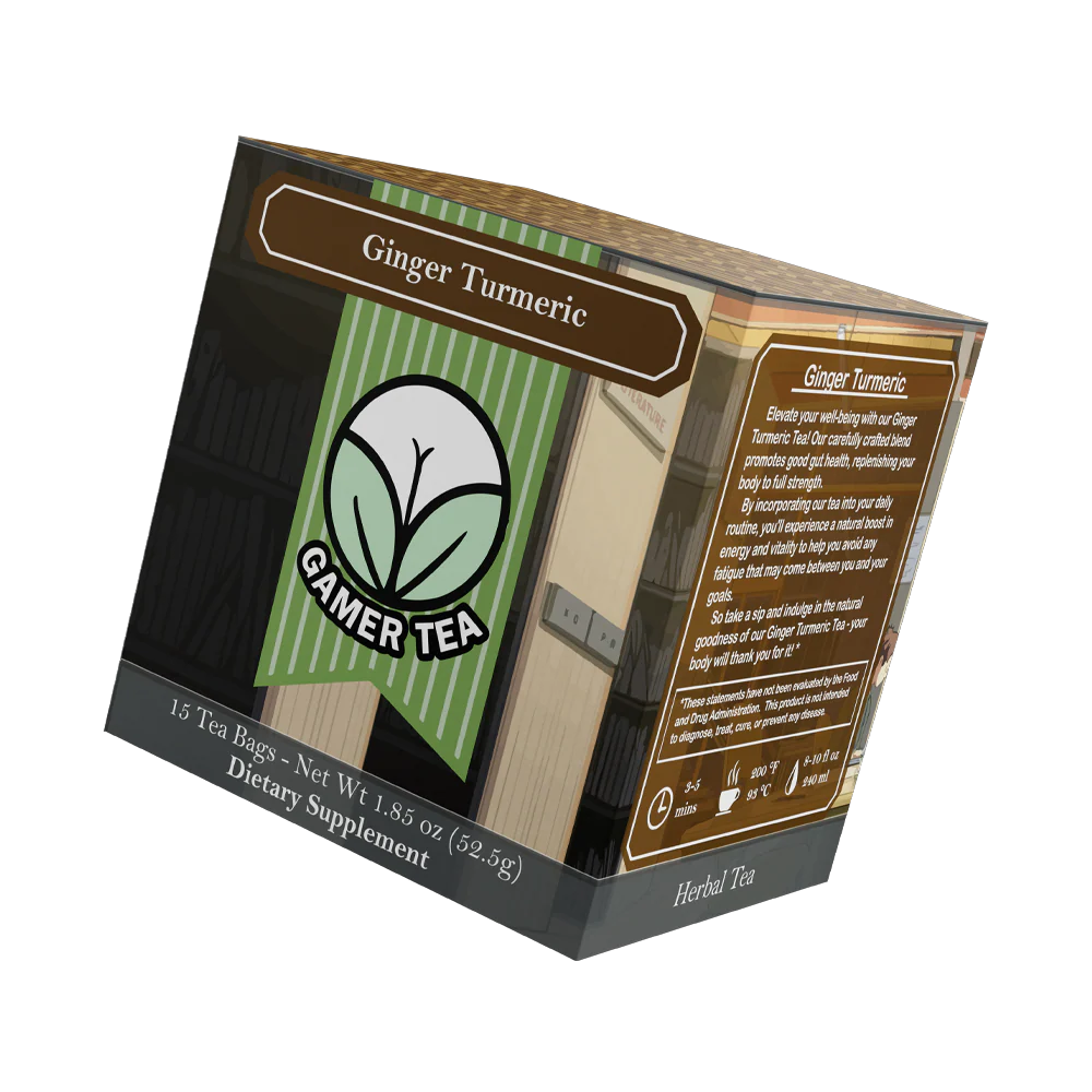 Gamer Tea - Ginger Turmeric - Image 2
