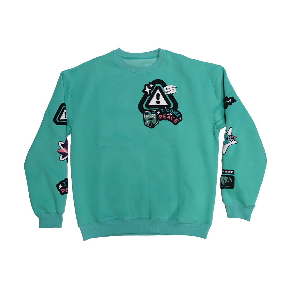 "I Come in Peace" Crewneck - Image 2