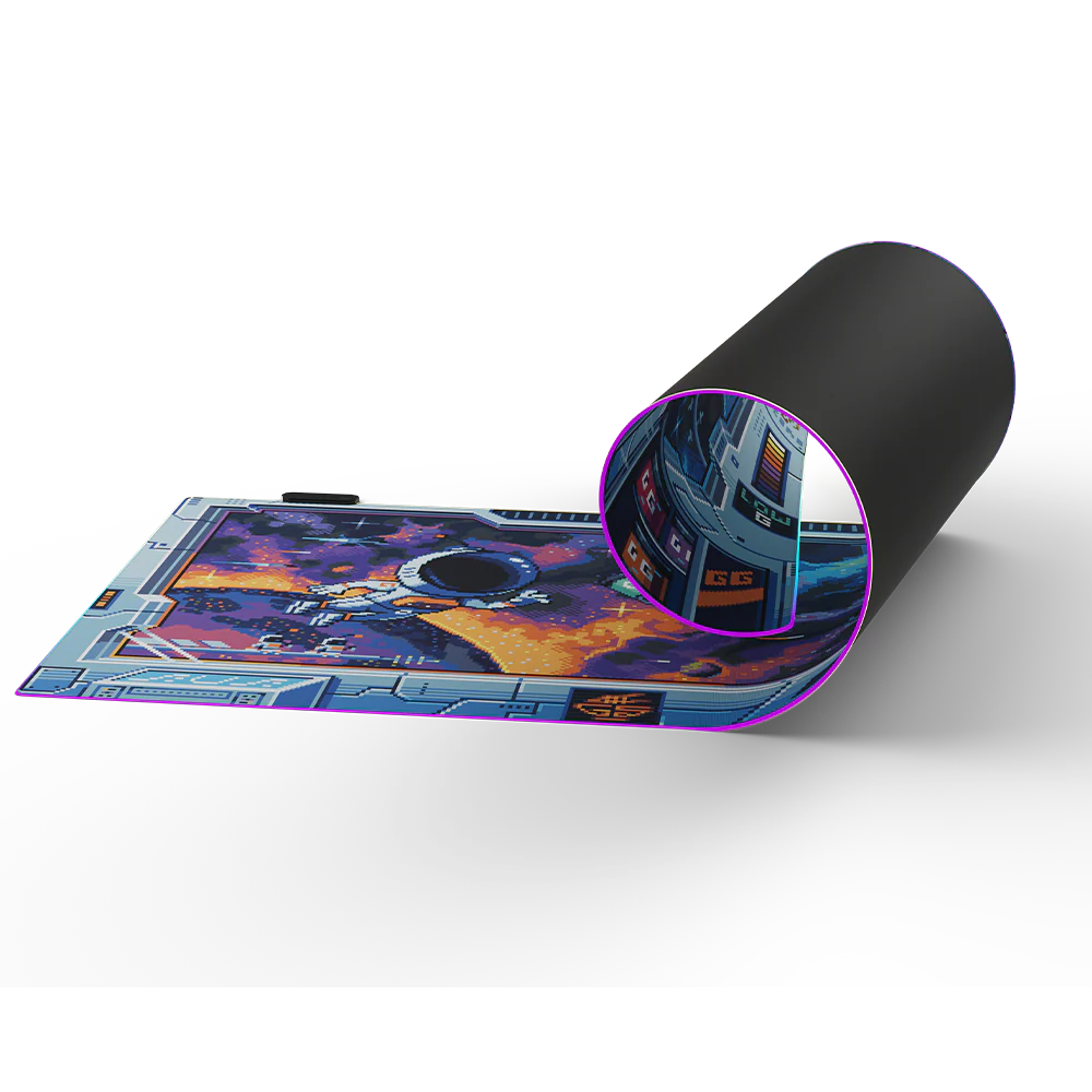 PIXEL CUPS : Astro Lounge RGB Mousepad - Image 5