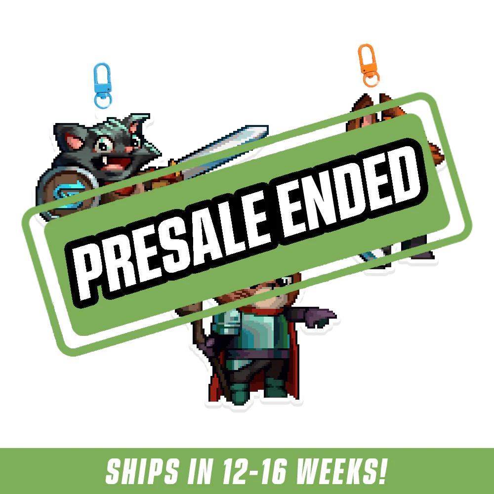 PIXEL CUPS x Emongg: Acrylic Keychain Set