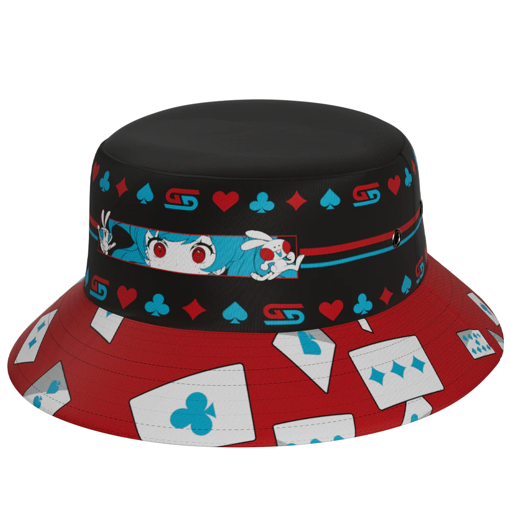 Waifu Cups Alice in Waifuland Bucket Hat - Image 4