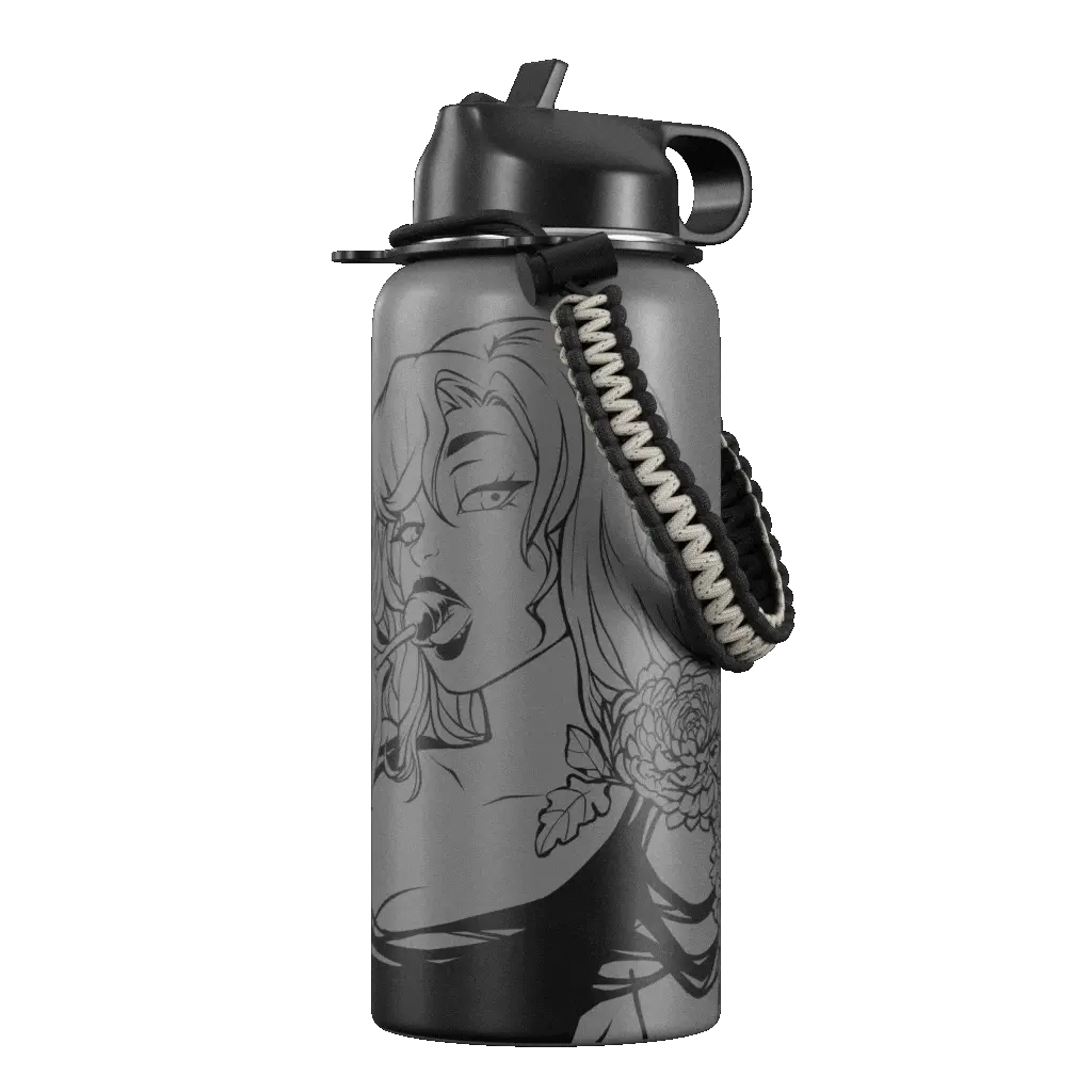 Waifu Jugs x PaymoneyWubby: Linework Metal Jug - Image 3