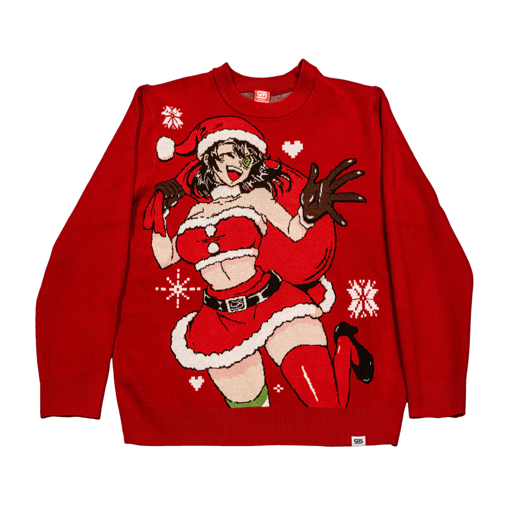 Waifu Sweater: UwU Ugly Christmas Sweater - Image 2
